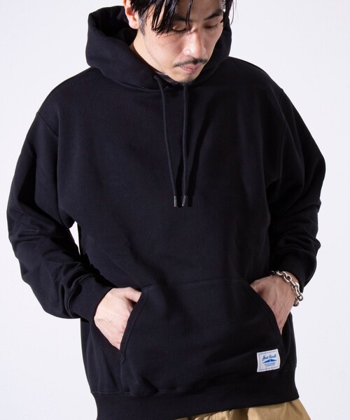 JACK PURCELL（ジャックパーセル）の「【Jack Purcell/ジャックパーセル】コーマ裏毛フーディ スウェットプルオーバーパーカー（パーカー・メンズ・ライトグレー/ブラック/ブルー・L/M/S）」の2枚目の写真