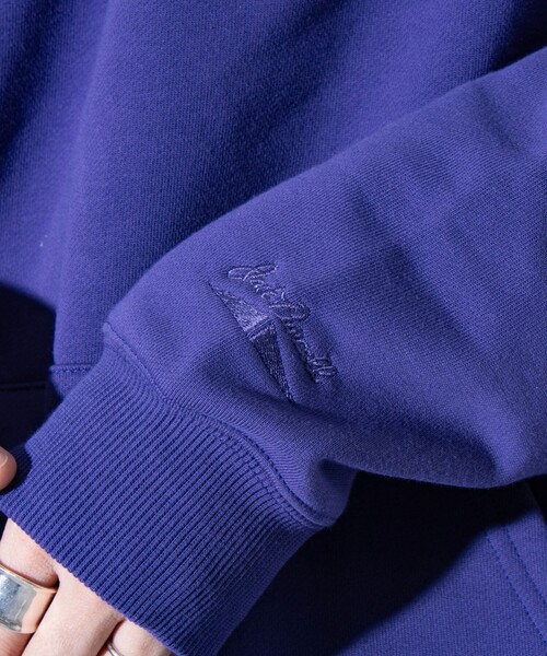 JACK PURCELL（ジャックパーセル）の「【Jack Purcell/ジャックパーセル】コーマ裏毛フーディ スウェットプルオーバーパーカー（パーカー・メンズ・ライトグレー/ブラック/ブルー・L/M/S）」の7枚目の写真