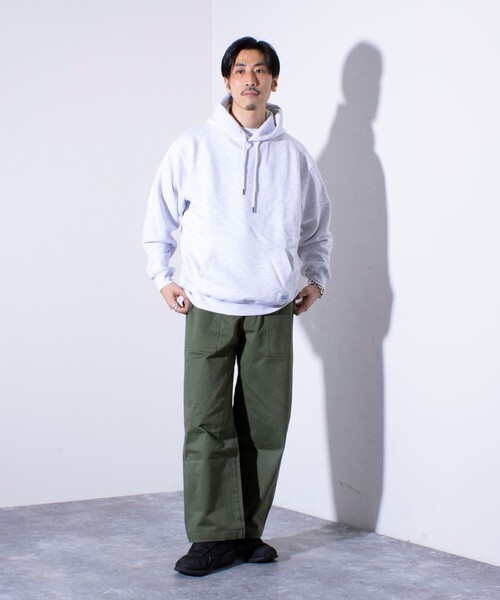 JACK PURCELL（ジャックパーセル）の「【Jack Purcell/ジャックパーセル】コーマ裏毛フーディ スウェットプルオーバーパーカー（パーカー・メンズ・ライトグレー/ブラック/ブルー・L/M/S）」の11枚目の写真