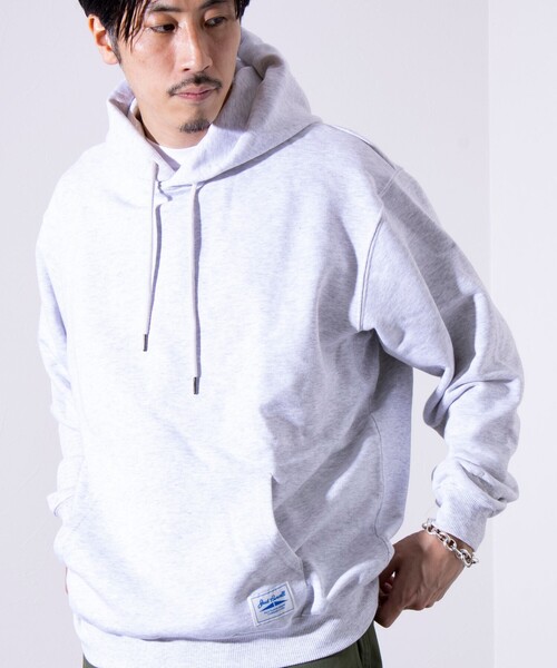 JACK PURCELL（ジャックパーセル）の「【Jack Purcell/ジャックパーセル】コーマ裏毛フーディ スウェットプルオーバーパーカー（パーカー・メンズ・ライトグレー/ブラック/ブルー・L/M/S）」の12枚目の写真