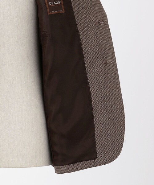 green label relaxing（グリーンレーベルリラクシング）の「DRAGO チドリ 3B HC/HXD 2P ジャケット（テーラードジャケット・メンズ・ブラウン・42/44/46/48/50/52）」の10枚目の写真