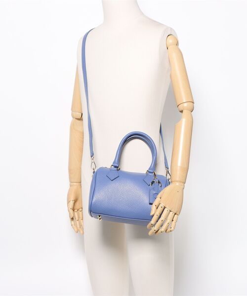 AULENTTI(オウレンティ)の「2wayミニボストンBAG【AULENTTI/オーレンティ】(ボストンバッグ・レディース・ブラウン/パープル・フリー)」の4枚目の写真