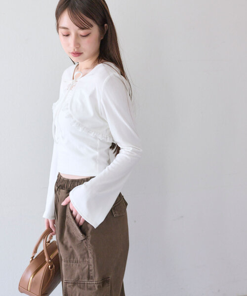 オリーブデオリーブ レースフリルボレロセット ピンク セットアイテム】レースフリルボレロセット | OLIVE des OLIVE