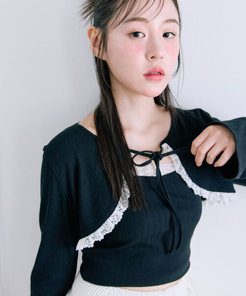 セール】【セットアイテム】レースフリルボレロセット（アンサンブル