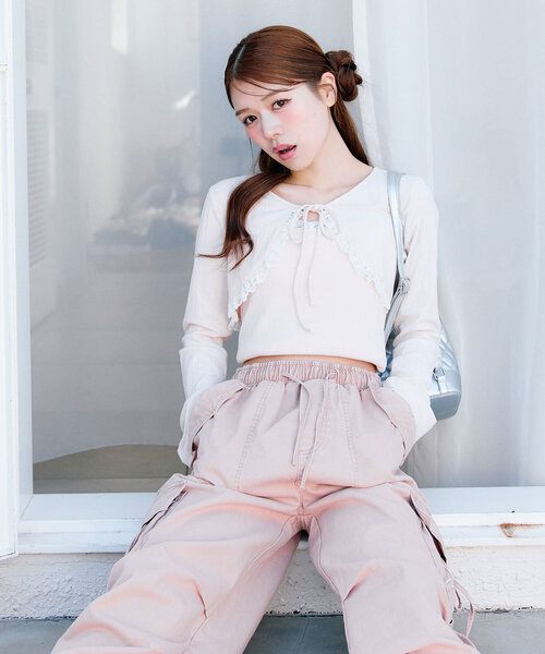 セール】【セットアイテム】レースフリルボレロセット（アンサンブル