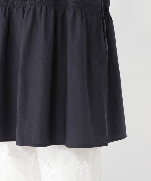 studio CLIP（スタディオクリップ）の「ティアードチュニック丈ワンピース（チュニック・レディース・ブラウン/ネイビー・FREE）」の16枚目の写真