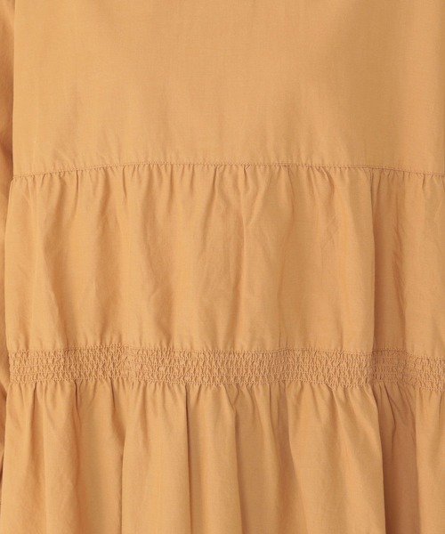 studio CLIP（スタディオクリップ）の「ティアードチュニック丈ワンピース（チュニック・レディース・ブラウン/ネイビー・FREE）」の19枚目の写真