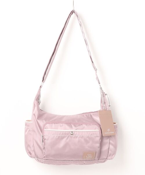 SALON de RUBAN(サロンドルヴァン)の「【SALON de RUBAN / サロン ド ルヴァン】 We Nursing ナイロンショルダーバッグ(ショルダーバッグ・レディース・ベージュ/ブラック/グレー/パープル/ライトブルー・FREE)」の5枚目の写真