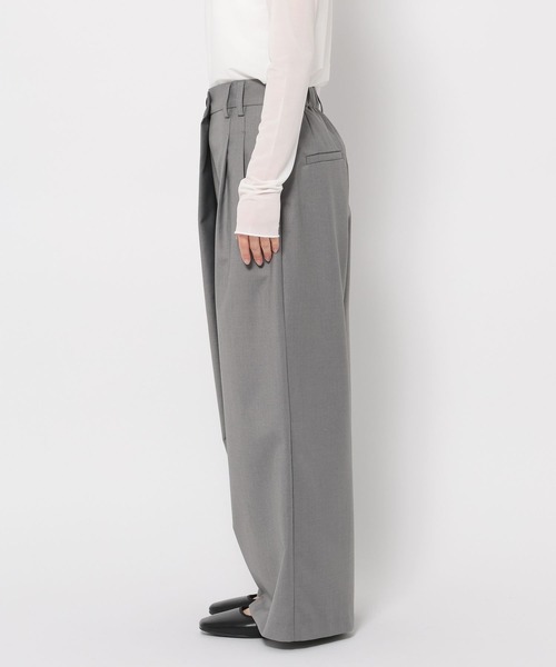 LOWRYS FARM（ローリーズファーム）の「タックワイドラップパンツ　310746（スラックス・レディース・ブラック/チャコールグレー/グリーン・MEDIUM/LARGE）」の21枚目の写真