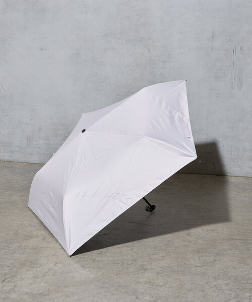 BIRTHDAY BAR（バースデイバー）の「【晴雨兼用 折りたたみ日傘】無地軽量（折りたたみ傘・レディース・アイボリー/ブラック/グリーン系その他4/グレー/バイオレット・0）」の6枚目の写真