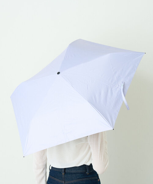 BIRTHDAY BAR（バースデイバー）の「【晴雨兼用 折りたたみ日傘】無地軽量（折りたたみ傘・レディース・アイボリー/ブラック/グリーン系その他4/グレー/バイオレット・0）」の15枚目の写真