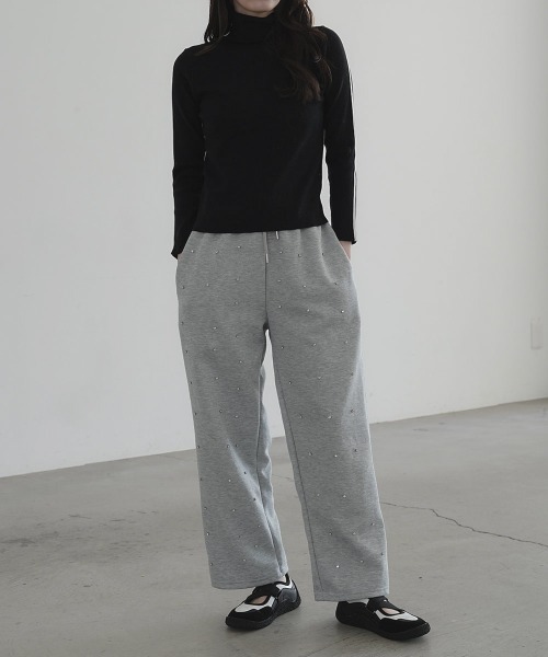 Clum（クルム）の「パールスウェットパンツ（スウェットパンツ・レディース・ブラック/グレー・LARGE/MEDIUM）」の19枚目の写真