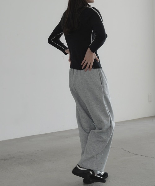 Clum（クルム）の「パールスウェットパンツ（スウェットパンツ・レディース・ブラック/グレー・LARGE/MEDIUM）」の21枚目の写真