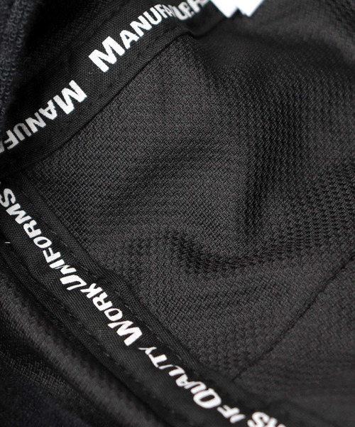 UNIVERSAL OVERALL(ユニバーサルオーバーオール)の「非フッ素撥水加工 ストレッチナイロン 2WAY サンシェード付き ビッグバイザー ジェットキャップ(キャップ・メンズ・ブラック・FREE)」の22枚目の写真