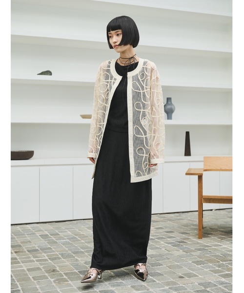 AIC.（エーアイシー）の「ワッシャー加工ロングスカート/セットアップ可能（スカート・レディース・ブラック/チャコールグレー/ブルー・FREE）」の9枚目の写真