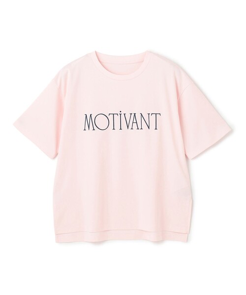 UNFILO(アンフィーロ)の「BEAUTY FORM-Tコットン ロゴ半袖T(Tシャツ/カットソー・レディース・ネイビー系1/ホワイト系1/グレー系1/ライトグレー系1/ベージュ系1/ピンク系1/ホワイト系2/ダークブラウン系1/ピンク系2/グレー系3・XX-LARGE/X-LARGE)」の10枚目の写真