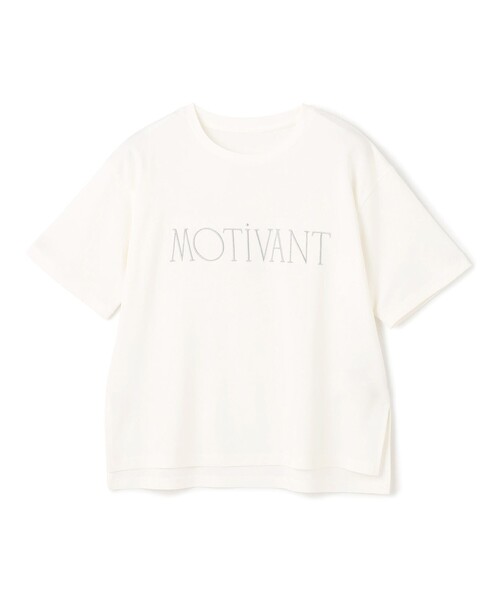 UNFILO(アンフィーロ)の「BEAUTY FORM-Tコットン ロゴ半袖T(Tシャツ/カットソー・レディース・ネイビー系1/ホワイト系1/グレー系1/ライトグレー系1/ベージュ系1/ピンク系1/ホワイト系2/ダークブラウン系1/ピンク系2/グレー系3・XX-LARGE/X-LARGE)」の11枚目の写真