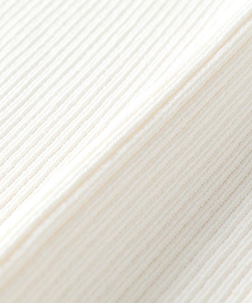 DRESSLAVE（ドレスレイブ）の「asymmetric off-shoulder pull(アシンメトリーオフショルダープルオーバー)（ニット/セーター・レディース・ネイビー/ホワイト・38）」の16枚目の写真