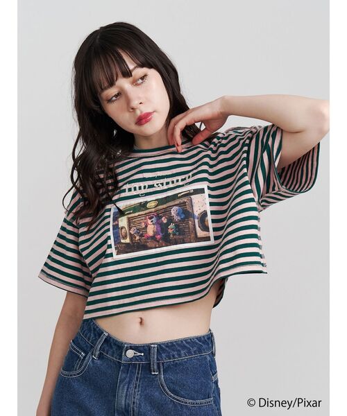 jouetie(ジュエティ)の「【Toy Story】シーンクロップドTシャツ(Tシャツ/カットソー・レディース・アイボリー/ピンク・MEDIUM)」の3枚目の写真