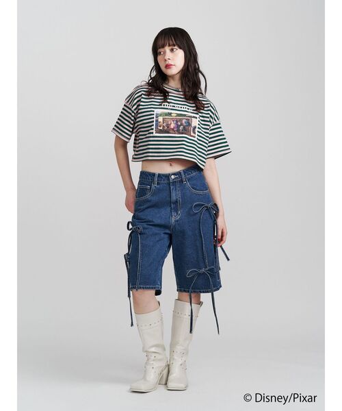 jouetie(ジュエティ)の「【Toy Story】シーンクロップドTシャツ(Tシャツ/カットソー・レディース・アイボリー/ピンク・MEDIUM)」の6枚目の写真