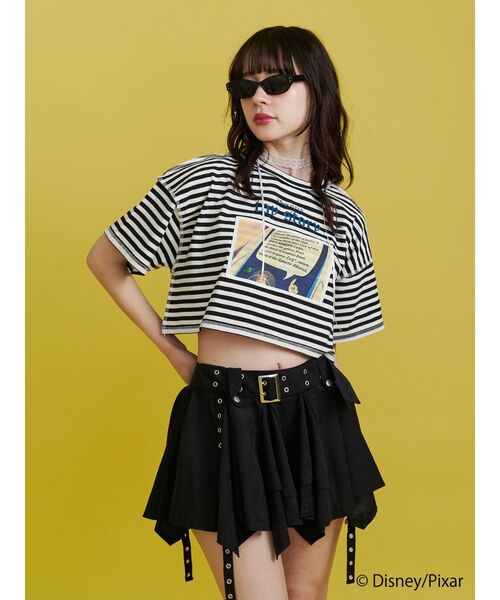 jouetie(ジュエティ)の「【Toy Story】シーンクロップドTシャツ(Tシャツ/カットソー・レディース・アイボリー/ピンク・MEDIUM)」の2枚目の写真