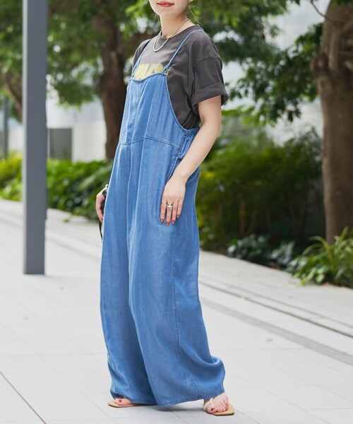 キャミサロペット　ブルー キャミサロペットブルー