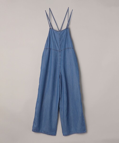 coen（コーエン）の「ライトデニムキャミサロペット（サロペット/オーバーオール・レディース・オフホワイト/ブラック/モカ/コバルトブルー・M/L）」の8枚目の写真