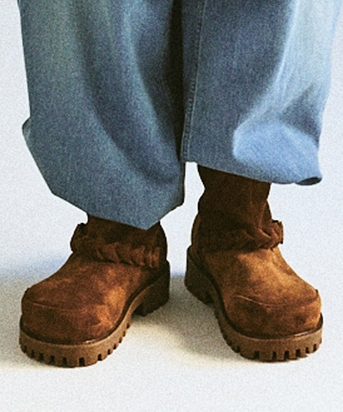 DISCOVERED（ディスカバード）の「mko12717-BRAID STRAP ENGINEER BOOTS エンジニアブーツ（ブーツ・メンズ・ブラック系その他/キャメル/イエロー系その他/ブラック・39/40/41/42/43/44）」の6枚目の写真