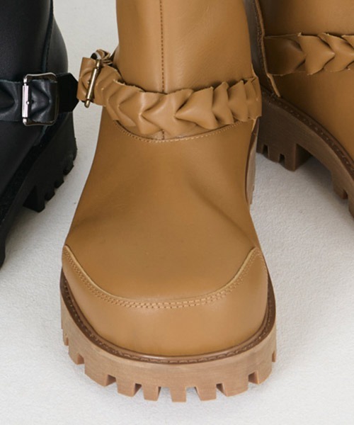 DISCOVERED（ディスカバード）の「mko12717-BRAID STRAP ENGINEER BOOTS エンジニアブーツ（ブーツ・メンズ・ブラック系その他/キャメル/イエロー系その他/ブラック・39/40/41/42/43/44）」の15枚目の写真