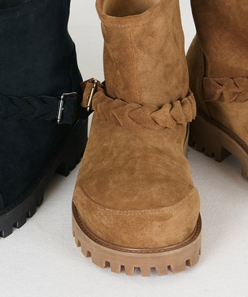 DISCOVERED（ディスカバード）の「mko12717-BRAID STRAP ENGINEER BOOTS エンジニアブーツ（ブーツ・メンズ・ブラック系その他/キャメル/イエロー系その他/ブラック・39/40/41/42/43/44）」の17枚目の写真