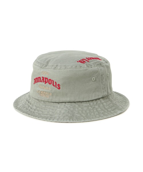 国内発送【AVIREX】US NAVY LOGO BUCKET HAT US NAVY LOGO BUCKET HAT / ロゴ バケットハット / AVIREX