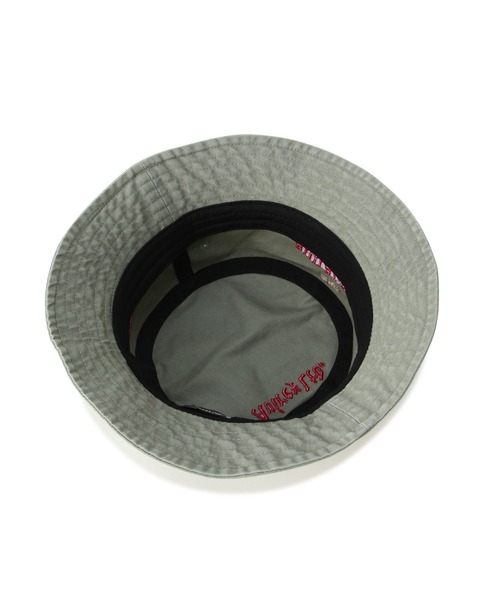 AVIREX（アヴィレックス）の「US NAVY LOGO BUCKET HAT / ロゴ バケットハット / AVIREX / アヴィレックス（ハット・メンズ・ブラック/グリーン・FREE）」の3枚目の写真