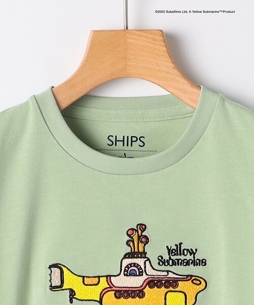 SHIPS（シップス）の「SHIPS KIDS:140～160cm /【THE BEATLES（ザ・ビートルズ）】半袖 TEE（Tシャツ/カットソー・キッズ・ライトグリーン/オフホワイト/ネイビー/ベージュ・150/140/160）」の8枚目の写真