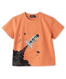 familiar 宇宙ロケット Tシャツ 110 familiar ファミリア Tシャツ 半袖 おはなしTシャツ 110 宇宙船