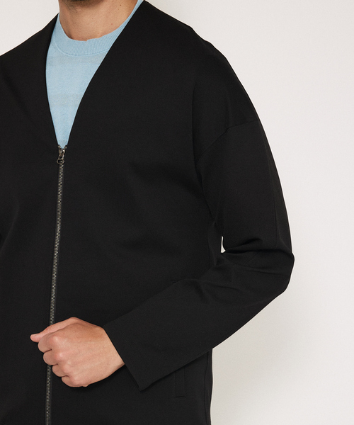DESIGNWORKS(デザインワークス)の「【ストレッチポンチ】コットンコンプレッシャー ジップ ブルゾン(ブルゾン・メンズ・ブラック・50/48/46)」の6枚目の写真