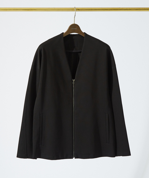 DESIGNWORKS(デザインワークス)の「【ストレッチポンチ】コットンコンプレッシャー ジップ ブルゾン(ブルゾン・メンズ・ブラック・50/48/46)」の11枚目の写真