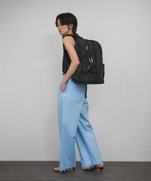 SALON adam et rope'(サロン アダム エ ロペ)の「ラウンドポーチ&エコバッグ付きリュック(バックパック/リュック・レディース・ブラック/グレー/グレー系その他・FREE)」の21枚目の写真