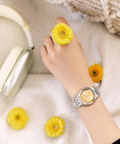 SWATCH(スウォッチ)の「PETAL CHARM(アナログ腕時計・レディース・ブルー/グレー/ピンク/イエロー・FREE)」の21枚目の写真
