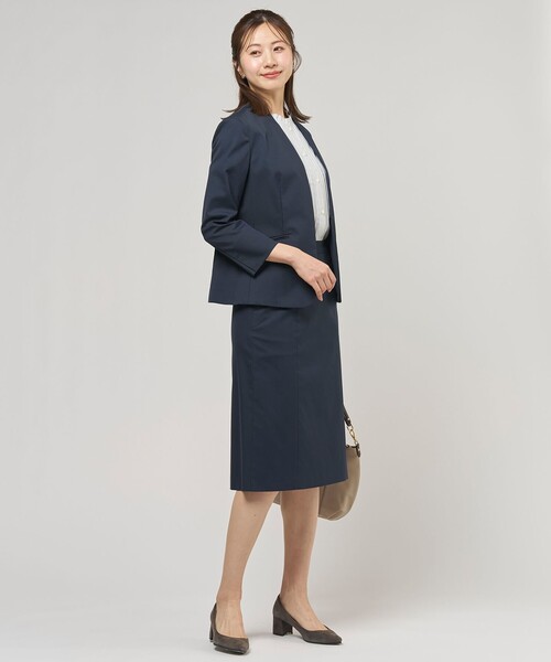 J.PRESS(ジェイプレス)の「【セットアップ対応・人気素材】コットンFITTY スカート(スカート・レディース・ベージュ系/ライトグレー系/ネイビー系・9/7/13/11)」の15枚目の写真