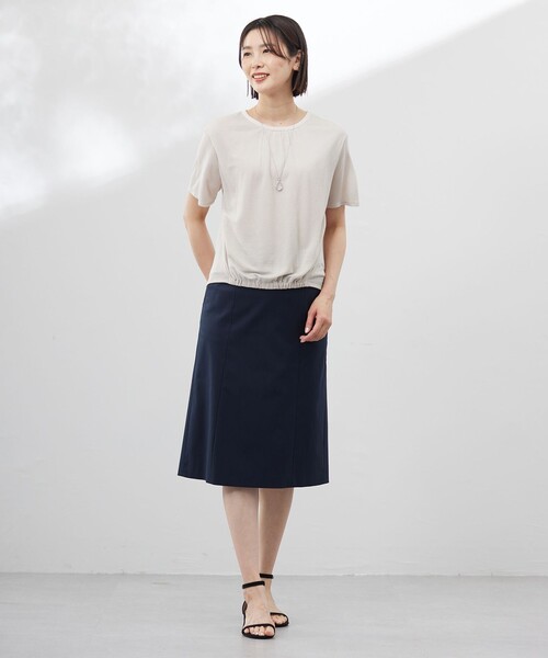 J.PRESS(ジェイプレス)の「【セットアップ対応・人気素材】コットンFITTY スカート(スカート・レディース・ベージュ系/ライトグレー系/ネイビー系・9/7/13/11)」の12枚目の写真