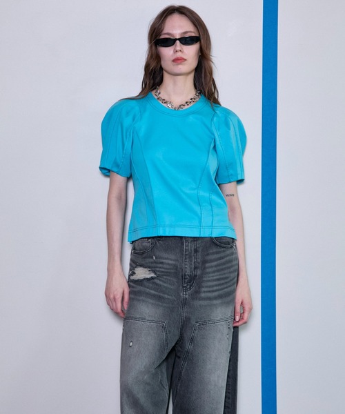 MAISON SPECIAL メゾンスペシャル　トップス MAISON SPECIAL ニット セーター Lace Up Knit Tops/レース