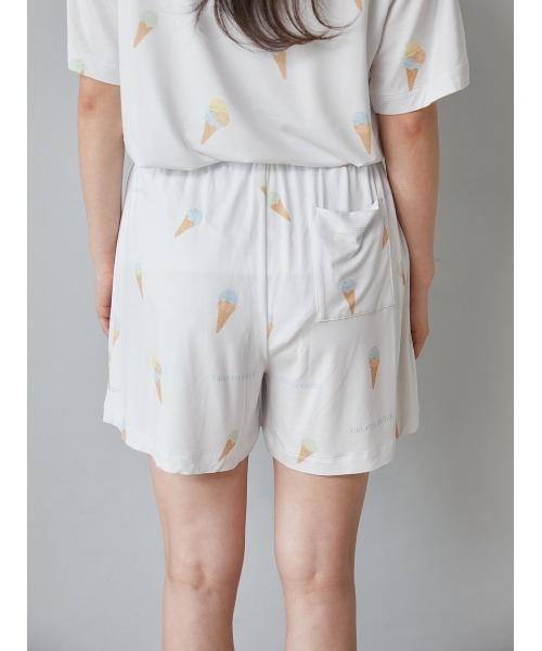 新品未使用 ジェラートピケ バナナ柄Tシャツ＆ショートパンツ セットアップ ジェラートピケ gelato pique セットアップ 上下 バナナプリント柄