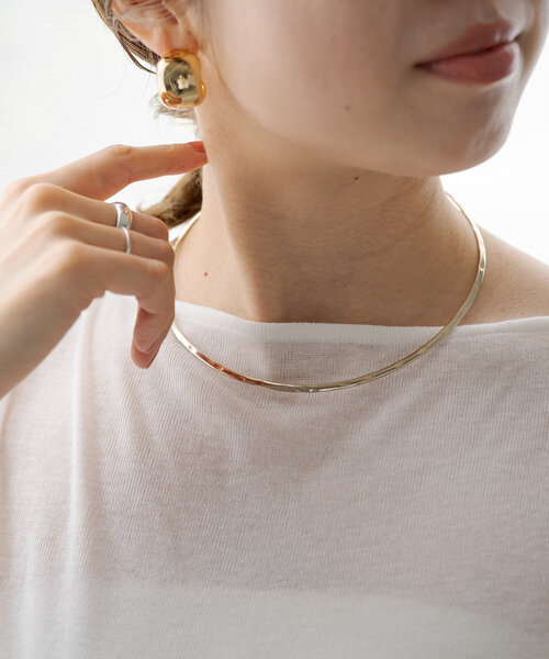 Omekashi（オメカシ）の「ワイヤーチョーカー（チョーカー・レディース・ゴールド/シルバー・ONE SIZE）」の10枚目の写真