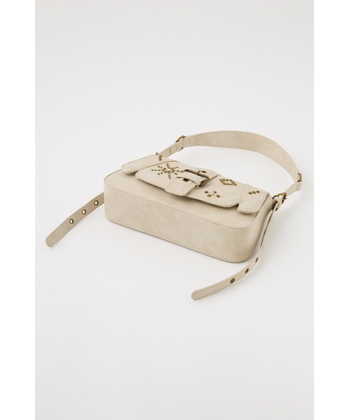 SLY(スライ)の「STUDS HAND BAG スタッズ ハンドバッグ(ハンドバッグ・レディース・アイボリー/ブラック/ブラウン・FREE)」の8枚目の写真