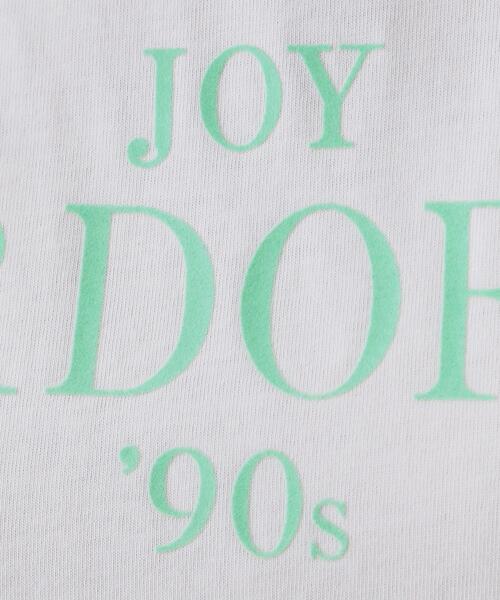OPAQUE.CLIP（オペークドットクリップ）の「フロッキーロゴTシャツ【洗濯機洗い可】（Tシャツ/カットソー・レディース・ライトベージュ/チャコールグレー/ホワイト・42/40/38）」の18枚目の写真