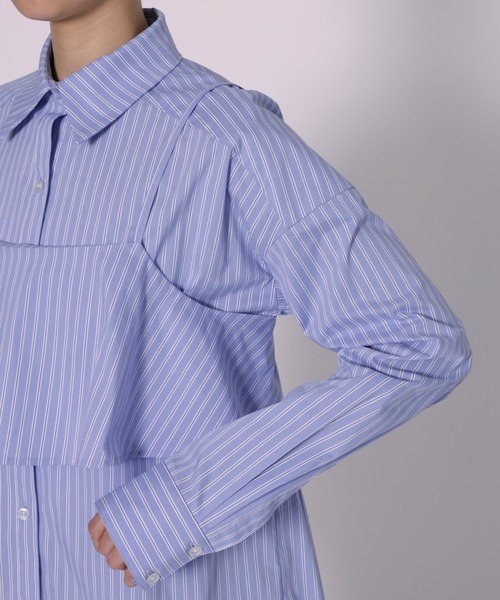 WILLFULLY（ウィルフリー）の「bustier layered stripe mixture