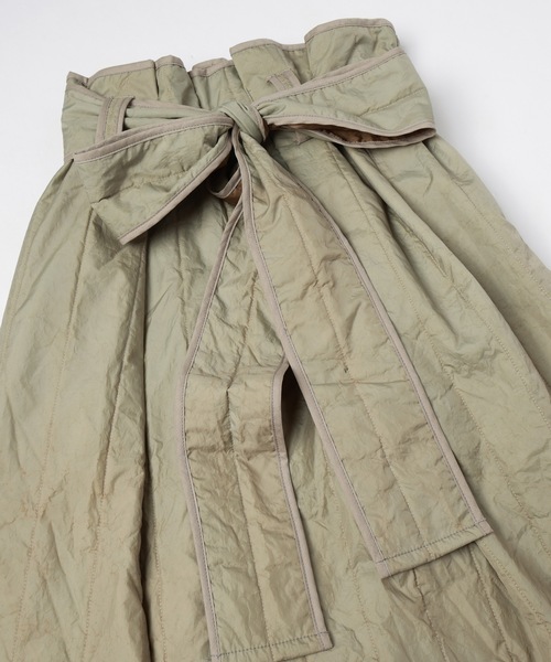 sneeuw（スニュウ）の「ウォッシュトキルティングスカート（スカート・レディース・グレー/ブラウン・ONESIZE）」の11枚目の写真