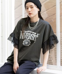 RAGEBLUE | ﾁｭｰﾙｿﾃﾞﾌﾟﾘﾝﾄT/SS(Tシャツ/カットソー)