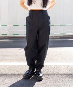 セール】SUPER 100'S WOOL SHIRRING SLIM FIT SLACKS（スラックス