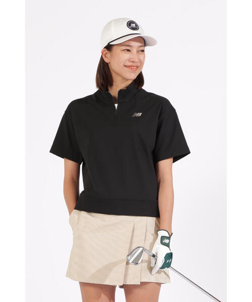 New Balance レディース ゴルフウェア ハーフジップ　セットアップ セール】【new balance golf】スウェット ハーフジップ モック